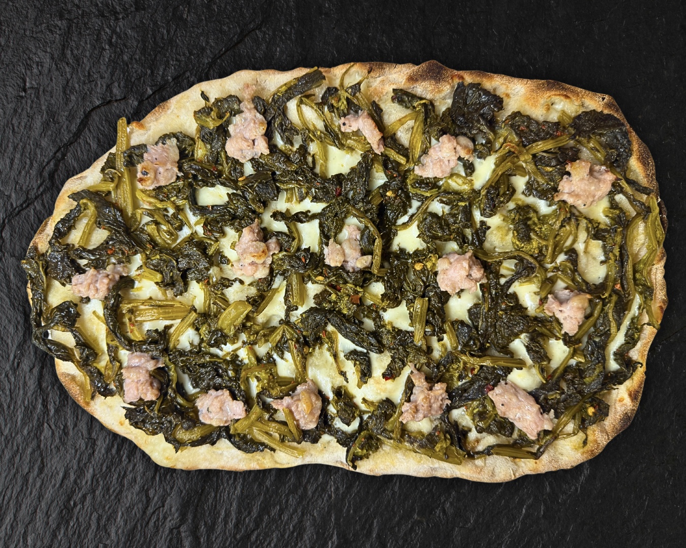 Salsiccia e friarielli Pinsa